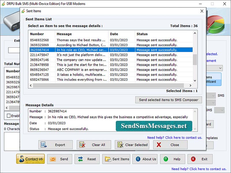 Bulk SMS software for Multi Modem 7.7.1.2 full