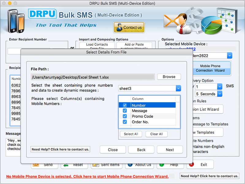 Mac OS Multi Phones SMS Messaging Tool, Mac SMS Texting Tool Using Multi Phones, Mac Multi Devices SMS Texting Software, MacOS Multi Device Bulk Messaging Tool, MacOS Multi Device Bulk SMS Application, Apple Text Messaging Using Multi Device